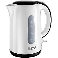 Электрочайник Russell Hobbs My Breakfast 1.7л, пластик, бело-черный
