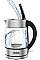Электрочайник Tefal Glass Kettle 1.7л, стекло, с подсветкой, серебристо-черный