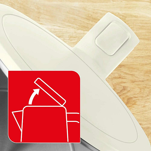 Электрочайник Tefal Thermo Protect, 1.5л, пластик, нержавеющая сталь, светло-бежевый