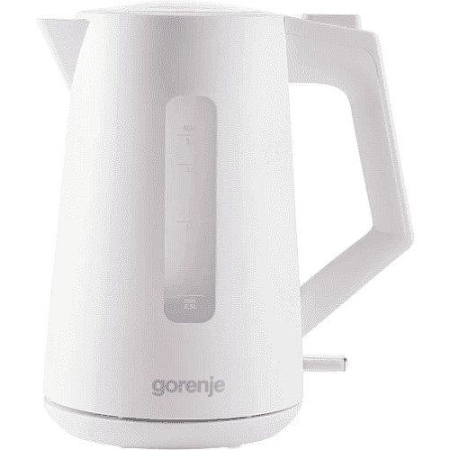 Електрочайник Gorenje 1.7л, Strix контроль, білий матовий