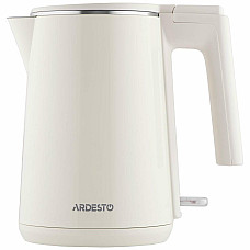 Електрочайник ARDESTO 1л, Strix, подвійні стінки, бежевий