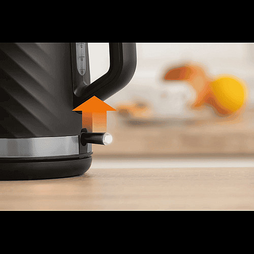 Електрочайник Gorenje 1.7л, Strix контроль, чорний матовий
