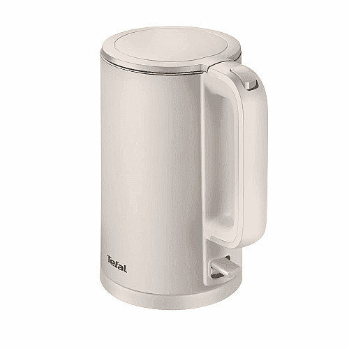 Електрочайник Tefal Thermo Protect, 1.5л, пластик, нержавіюча сталь, бежевий