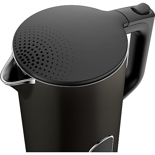 Електрочайник Tefal Digital 1.7л, з подвійними стінками, 5 темп.реж, чорний