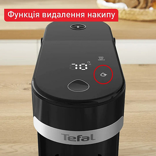Электрочайник-диспенсер Tefal Instant Hot Water 2л, 5 темп.реж, мгновенный нагрев, сен. управление, черный