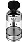 Электрочайник Tefal Glass Kettle 1.7л, стекло, с подсветкой, серебристо-черный