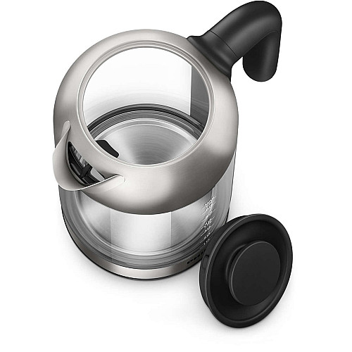 Електрочайник Philips Series 5000 1.7л, скло, чорно-сріблястий