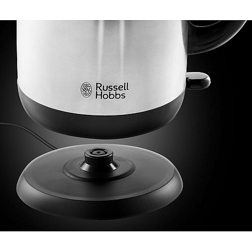 Электрочайник Russell Hobbs Adventure 1.7л, металл, серебристо-черный