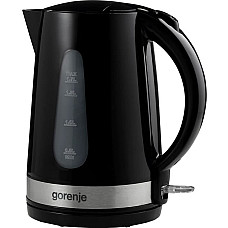 Електрочайник Gorenje, 1,7л, пластик, чорний