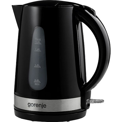 Електрочайник Gorenje, 1,7л, пластик, чорний