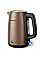 Электрочайник Philips Viva Collection 1.7л, металл, LED подсветка, медно-черный