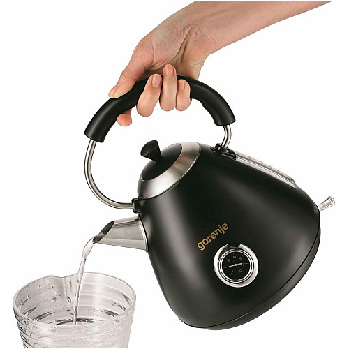 Електрочайник Gorenje 1.7л, пластик, чорний