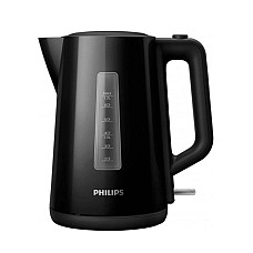 Електрочайник Philips Series 3000 1.7л, пластик, чорний