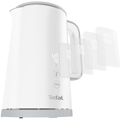 Электрочайник Tefal Sense kettle 1.7л, Strix, с двойными стенками, 5 темп.реж, черный