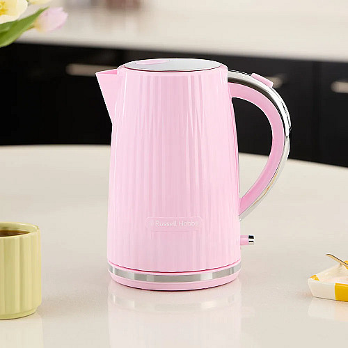 Електрочайник Russell Hobbs Eden, 1.7л, нержавіюча сталь, пластик, малиновий
