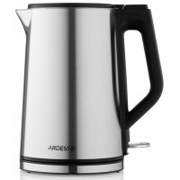 Електрочайник ARDESTO Steel Collection 1.5л, подвійні стінки, сріблястий