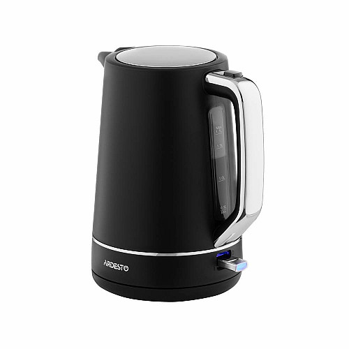 Электрочайник ARDESTO Timeless Elegance, 1.7л, Otter, пластик, черный матовый