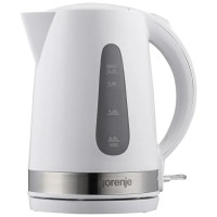 Електрочайник Gorenje 1.7л, пластик, білий