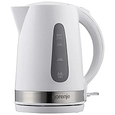 Електрочайник Gorenje 1.7л, пластик, білий