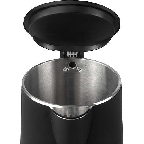 Электрочайник Gorenje, 1,5л, 2,200 Вт, корпус-нержав., Strix, матовый, черный