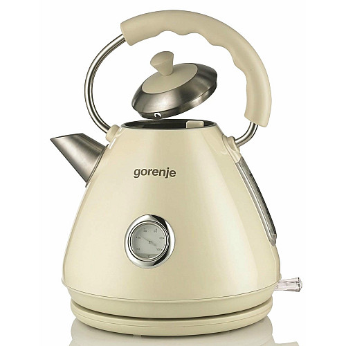 Електрочайник Gorenje 1.7л, пластик, бежевий