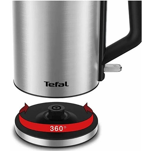 Електрочайник Tefal Bronx Electric 1.7л, нерж. сталь, сірий