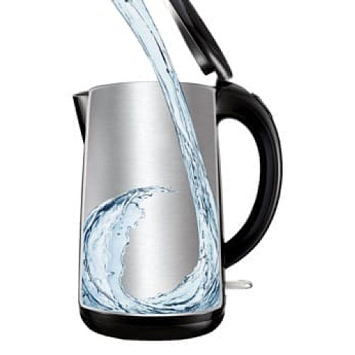 Електрочайник Tefal Safe`tea 1.7л, Strix, пластик, чорний глянець