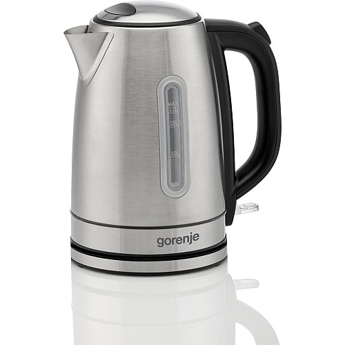 Електрочайник Gorenje 1.7л, Strix-контроль, метал, нерж