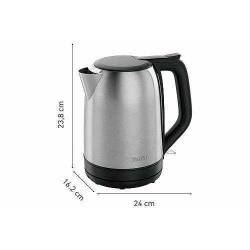 Електрочайник Tefal Subito 1.7л, нерж. сталь, чорний