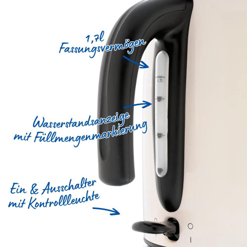 Електрочайник Russell Hobbs, 1.7л, метал, жасмін