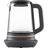 Электрочайник Electrolux 1.7л, Strix, стекло, заварник, поддержка температуры, черный