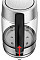 Электрочайник Tefal Glass Kettle 1.7л, стекло, с подсветкой, серебристо-черный