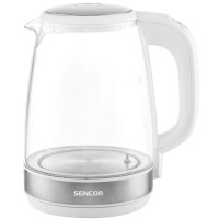 Електрочайник Sencor 2л, Strix, скло, білий