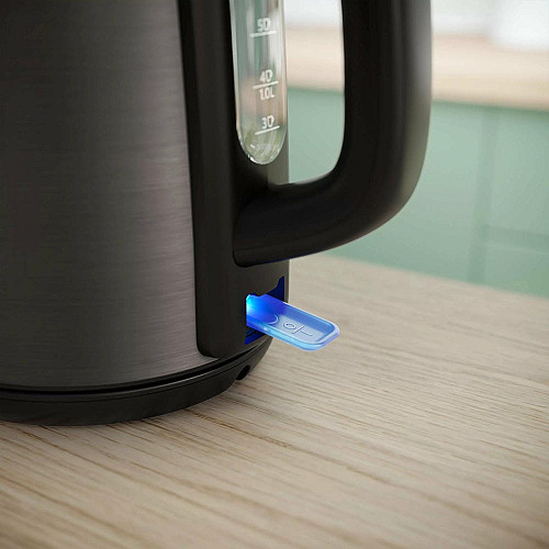 Электрочайник Philips Viva Collection 1.7л, Strix, металл, черно-медный