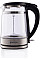 Электрочайник Gorenje 1.7л, 2,200 Вт, strix контроль, стекло, черный