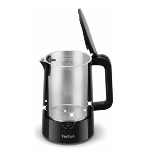 Електрочайник Tefal Thermo Protect Control 1.5л, Strix, з подвійними стінками, 6 темп.реж, чорний