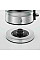 Электрочайник Russell Hobbs Compact Home 0.8л, стекло, подсветка, серебристо-черный
