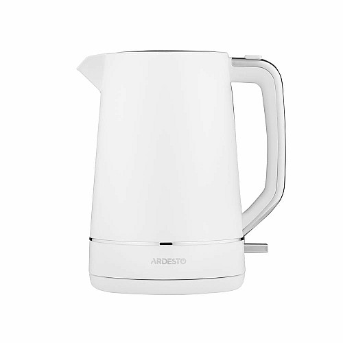 Электрочайник ARDESTO Timeless Elegance, 1.7л, Otter, пластик, белый матовый