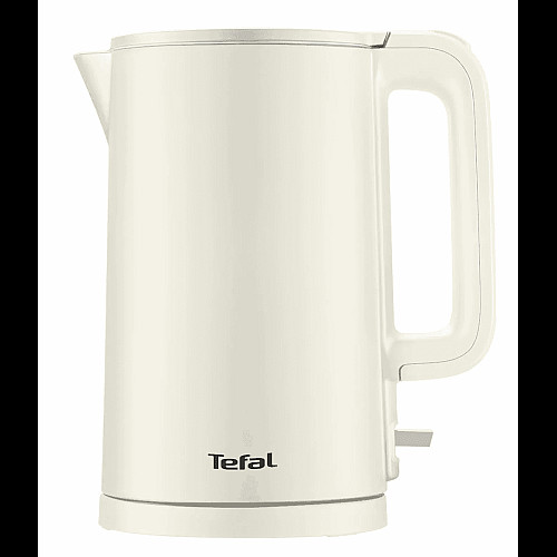 Электрочайник Tefal Thermo Protect, 1.5л, пластик, нержавеющая сталь, светло-бежевый