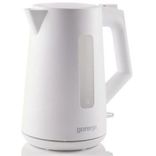 Електрочайник Gorenje 1.7л, Strix контроль, білий матовий