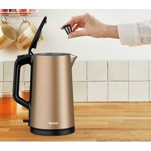 Електрочайник Tefal Double Layer SS 1.5л, з подвійними стінками, мідний