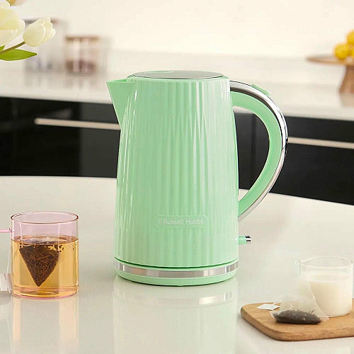 Электрочайник Russell Hobbs Eden, 1.7л, нержавеющая сталь, пластик, фисташковый
