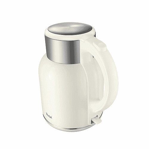 Электрочайник Tefal Thermo Protect XL, 1.9л, пластик, нержавеющая сталь, бежевый