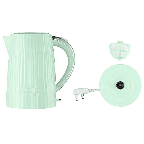 Электрочайник Russell Hobbs Eden, 1.7л, нержавеющая сталь, пластик, фисташковый