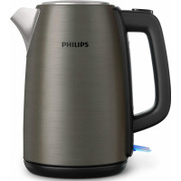 Электрочайник Philips Viva Collection 1.7л, Strix, металл, черно-медный