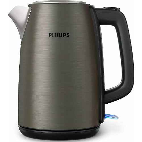 Электрочайник Philips Viva Collection 1.7л, Strix, металл, черно-медный