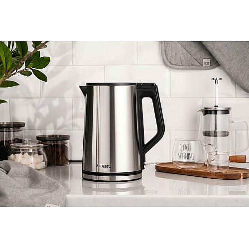 Электрочайник ARDESTO Steel Collection 1.5л, двойные стенки, серебристый