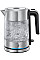Электрочайник Russell Hobbs Compact Home 0.8л, стекло, подсветка, серебристо-черный