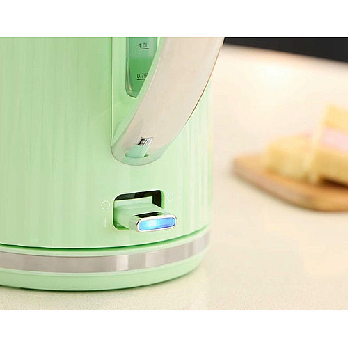 Электрочайник Russell Hobbs Eden, 1.7л, нержавеющая сталь, пластик, фисташковый