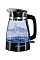 Електрочайник Russell Hobbs Hourglass 1.7л, скло, підсвічування, чорно-сріблястий